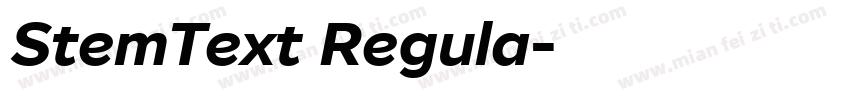 StemText Regula字体转换